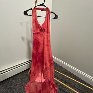 Elegant Red Sleeveless Dress